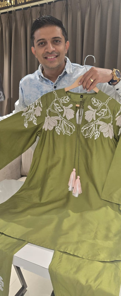 Green Co Ord Set SDJ1256