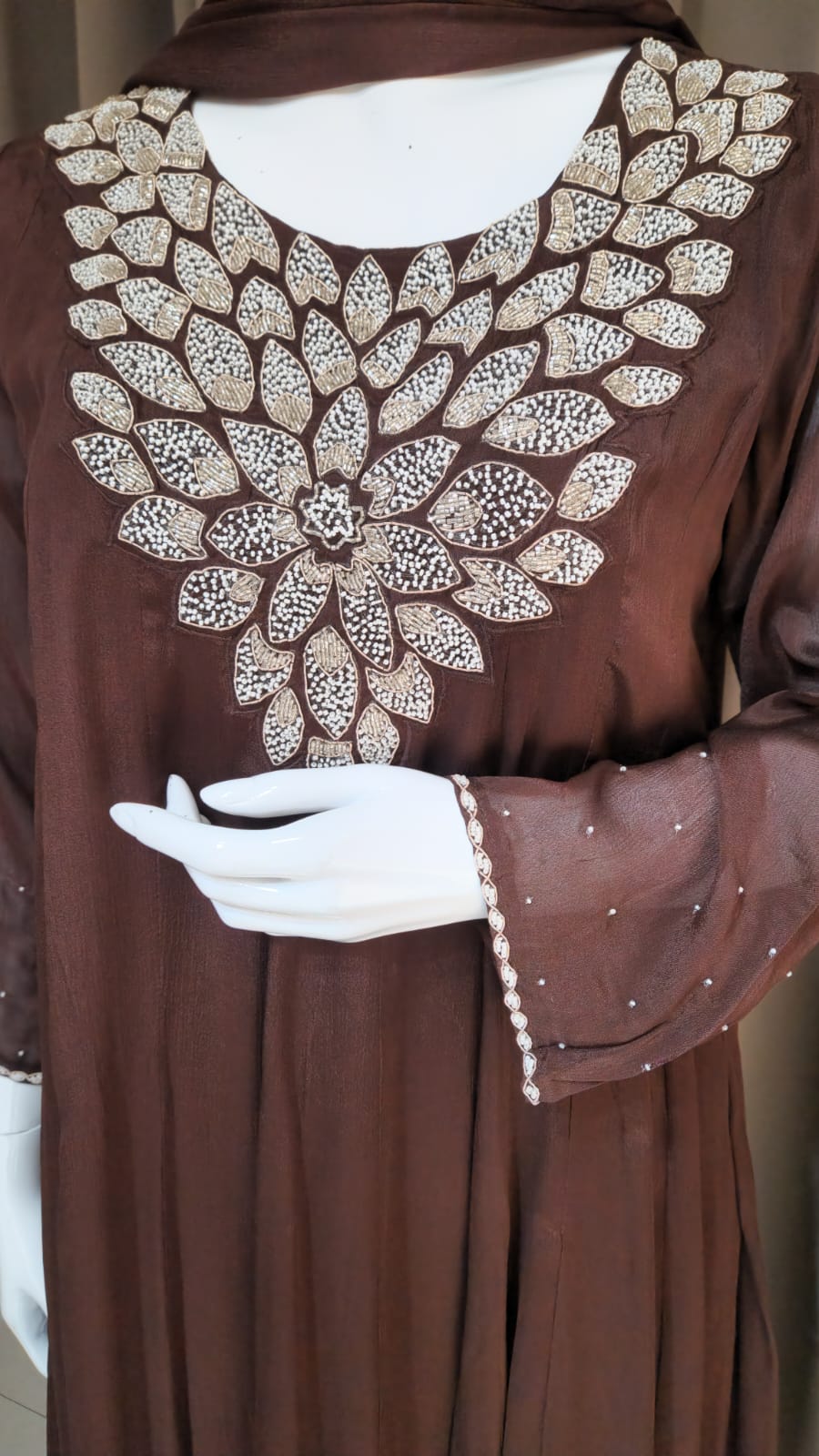 Brown Anarkali OK5063