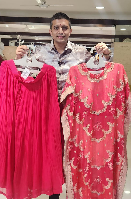 Red Kaftan Suit NFS203