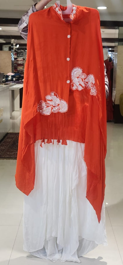Orange CoOrd Set SJK407