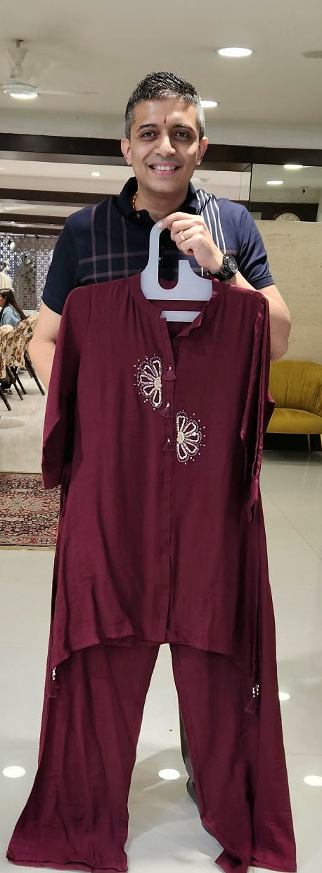 Maroon CoOrd Set NM14472