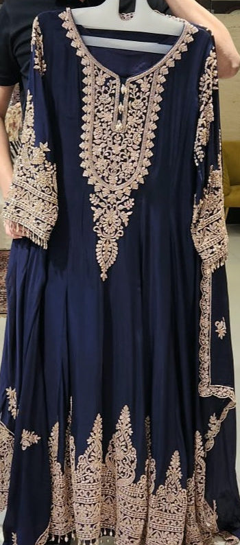 Purple Anarkali GTD15705