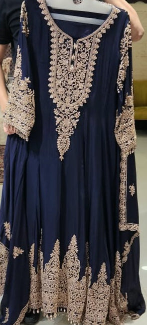Purple Anarkali GTD15705