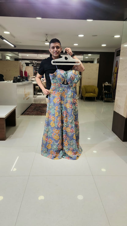 Blue Jumpsuits MM6278