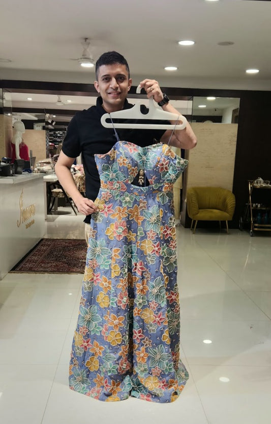 Blue Jumpsuits MM6278
