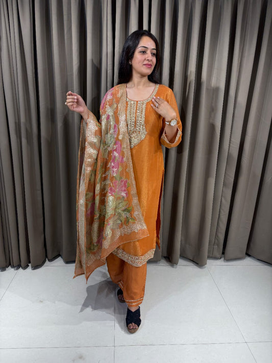 SEMI-PARTYWEAR 3 PIECE SET