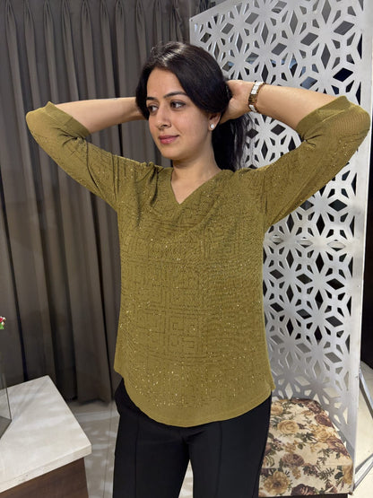 GLAMOROUS IMPORTED PARTYWEAR TOP