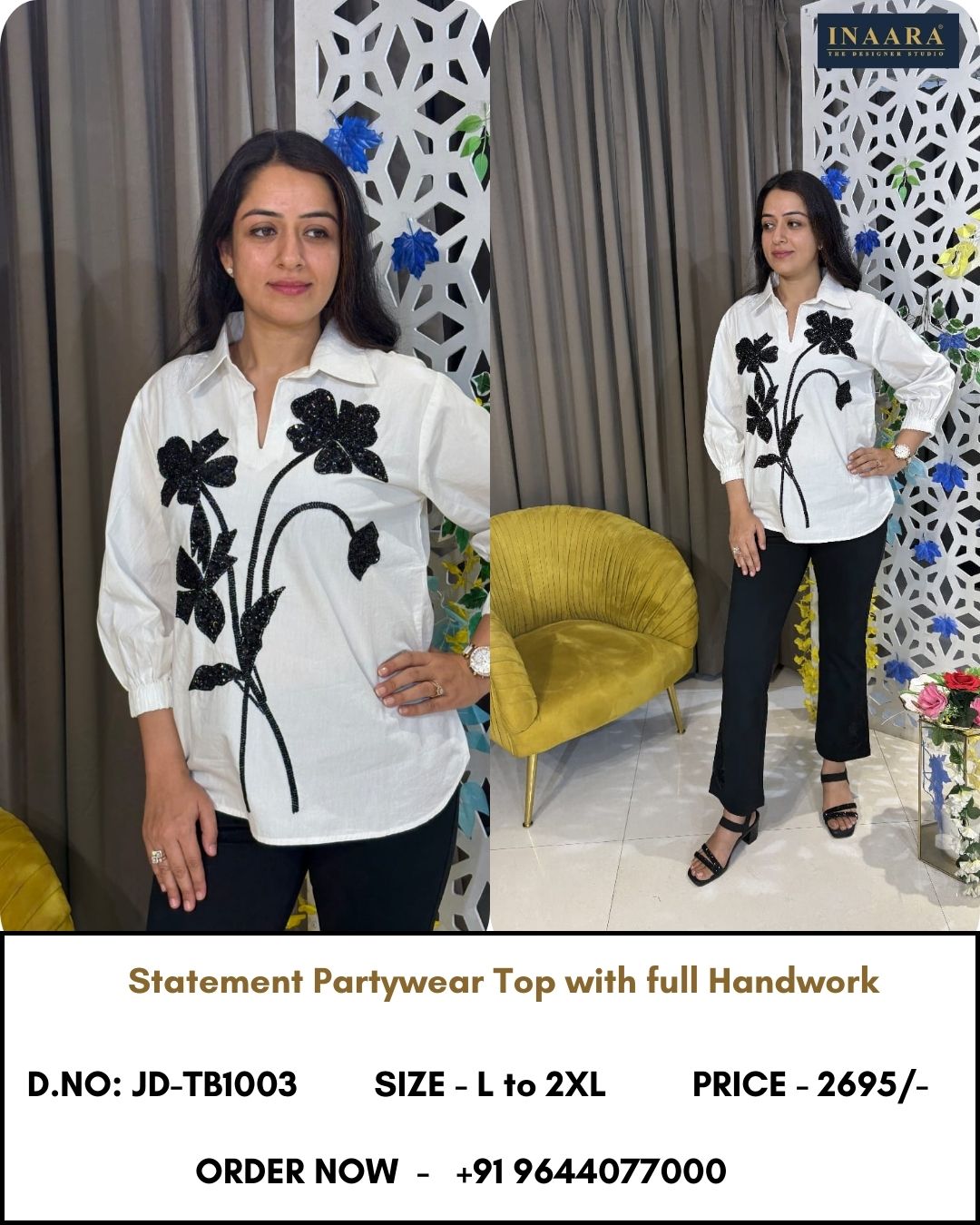 STATEMENT PARTYWEAR TOP