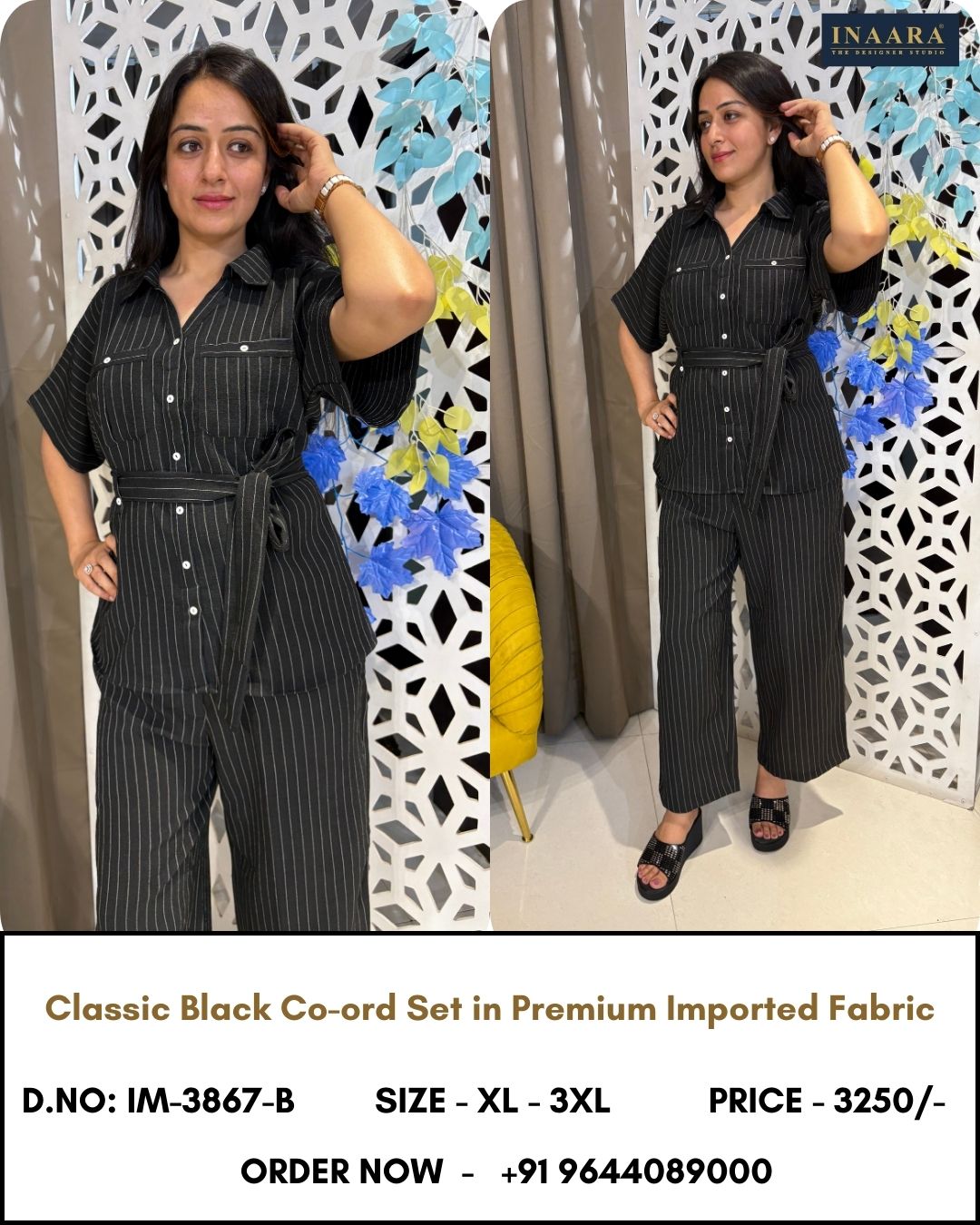 CLASSIC BLACK CO-ORD SET